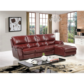 Echtes Leder Modernes verstellbares Sofa (455)